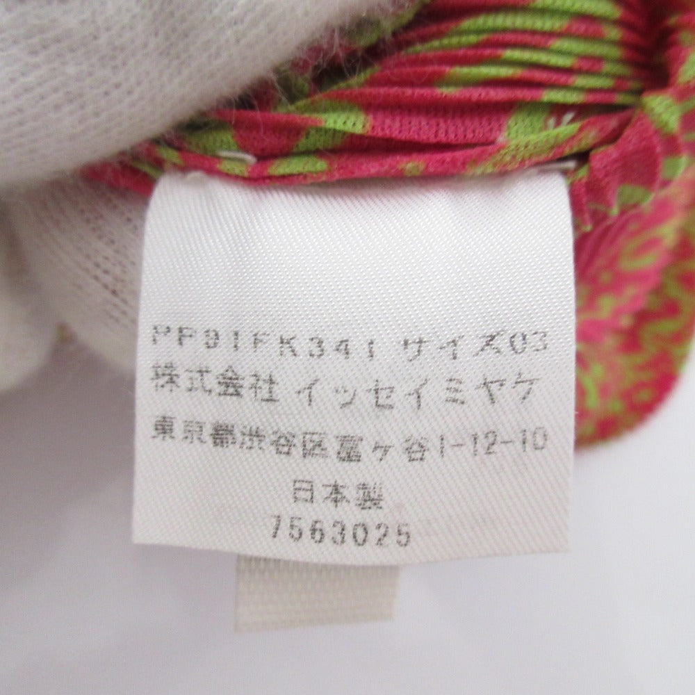 PLEATS PLEASE プリーツプリーツ 総柄プリーツ半袖カットソー