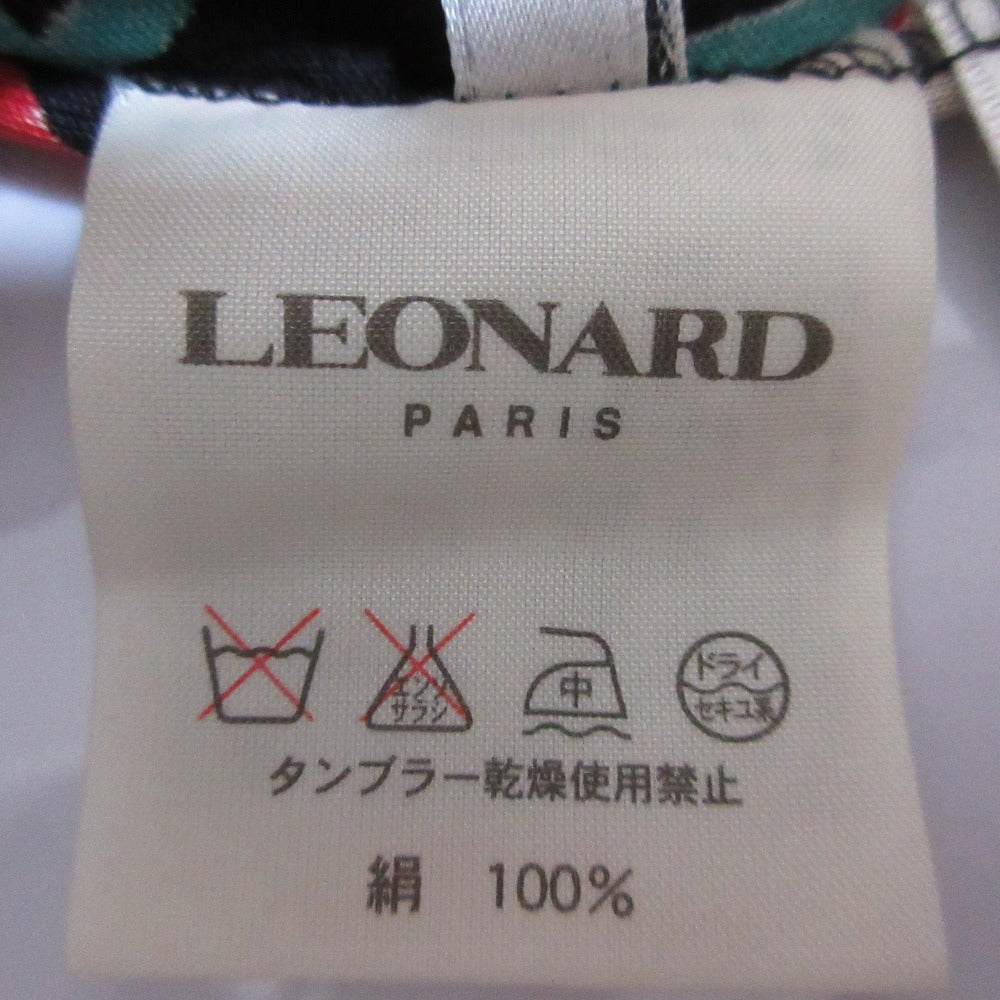 LEONARD PARIS シルク ドレス