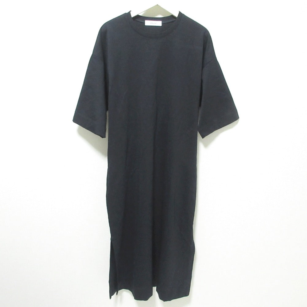 ebure バック ギャザー ロング ドレス
