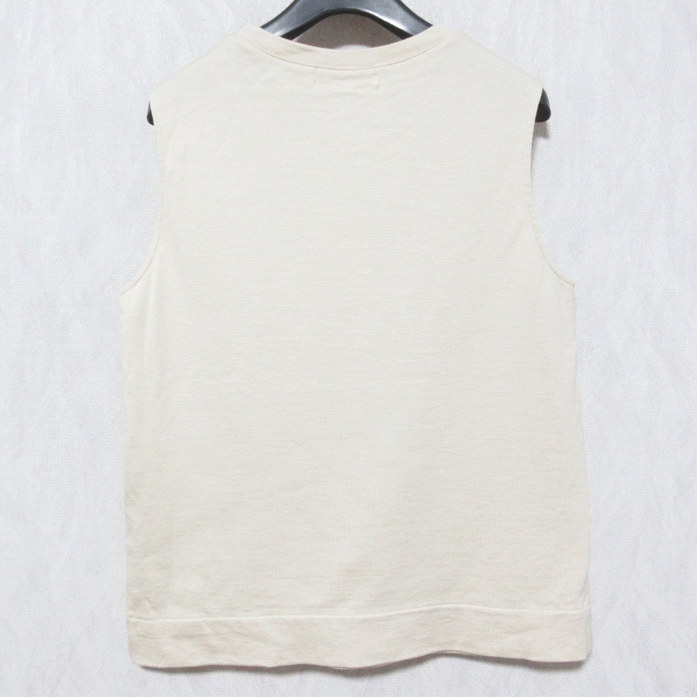 ebure クルーネックノースリーブカットソー
