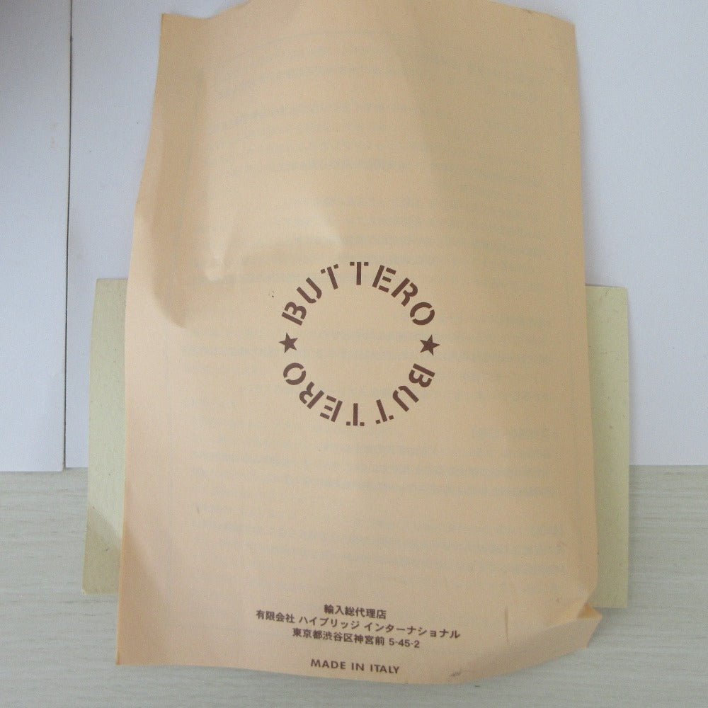 BUTTERO レザー クロスストラップ ウェッジソールサンダル