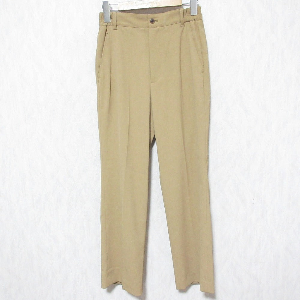 SLOBE IENA センタープレス リラックス パンツ