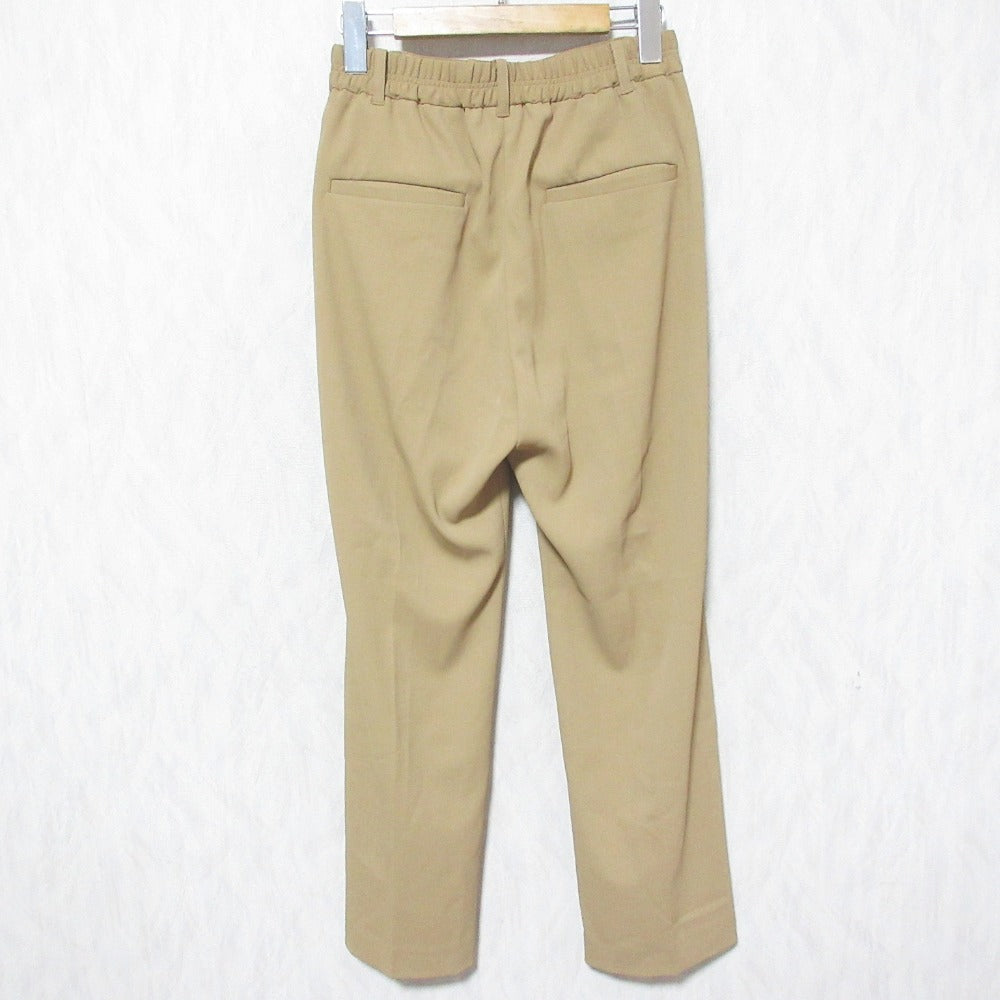 SLOBE IENA センタープレス リラックス パンツ