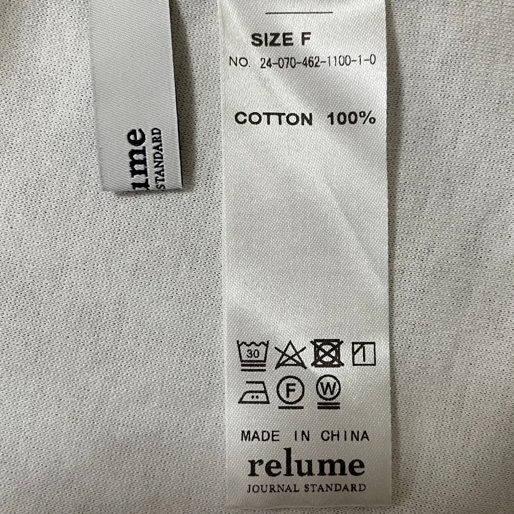 JOURNAL STANDARD relume バックプリーツ ハーフスリーブトップ