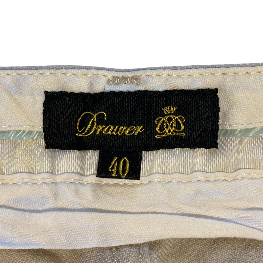 Drawer ストレート コットン パンツ