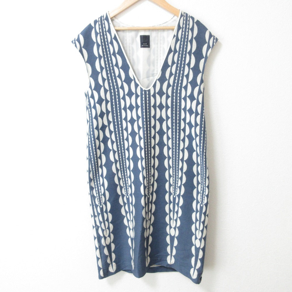 mina perhonen cloudy flower シルク カシミア ブレンド ドレス