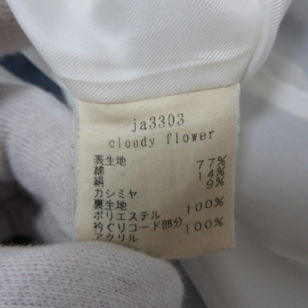 mina perhonen cloudy flower シルク カシミア ブレンド ドレス
