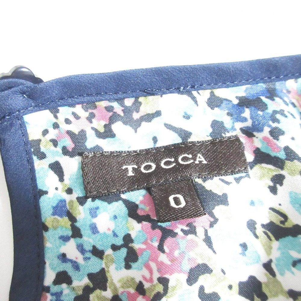 TOCCA フラワー プリント シフォン ドレス