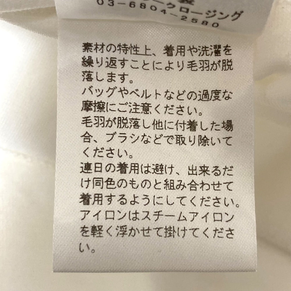 ヨリ フロッキードットカラーカットソー