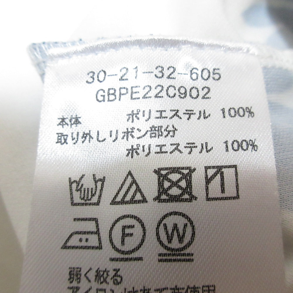 NARACAMICIE フラワープリント ボウタイ 長袖ブラウス