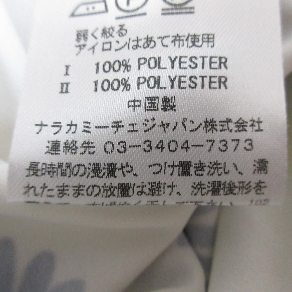 NARACAMICIE フラワープリント ボウタイ 長袖ブラウス