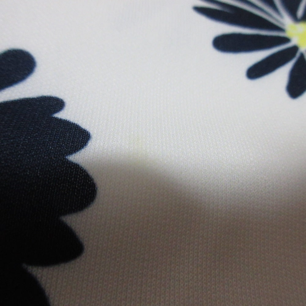 NARACAMICIE フラワープリント ボウタイ 長袖ブラウス