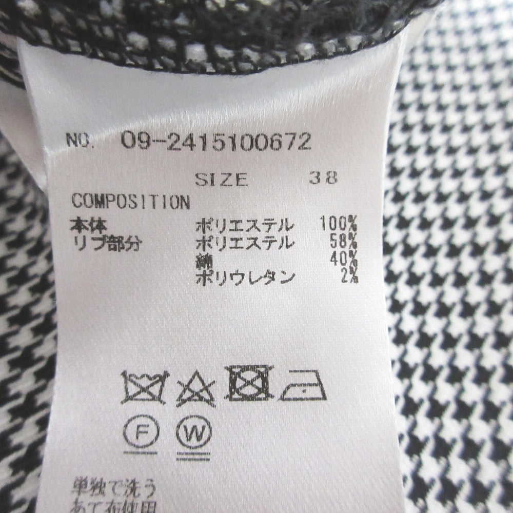 And Couture ハウンドトゥース ロング ドレス