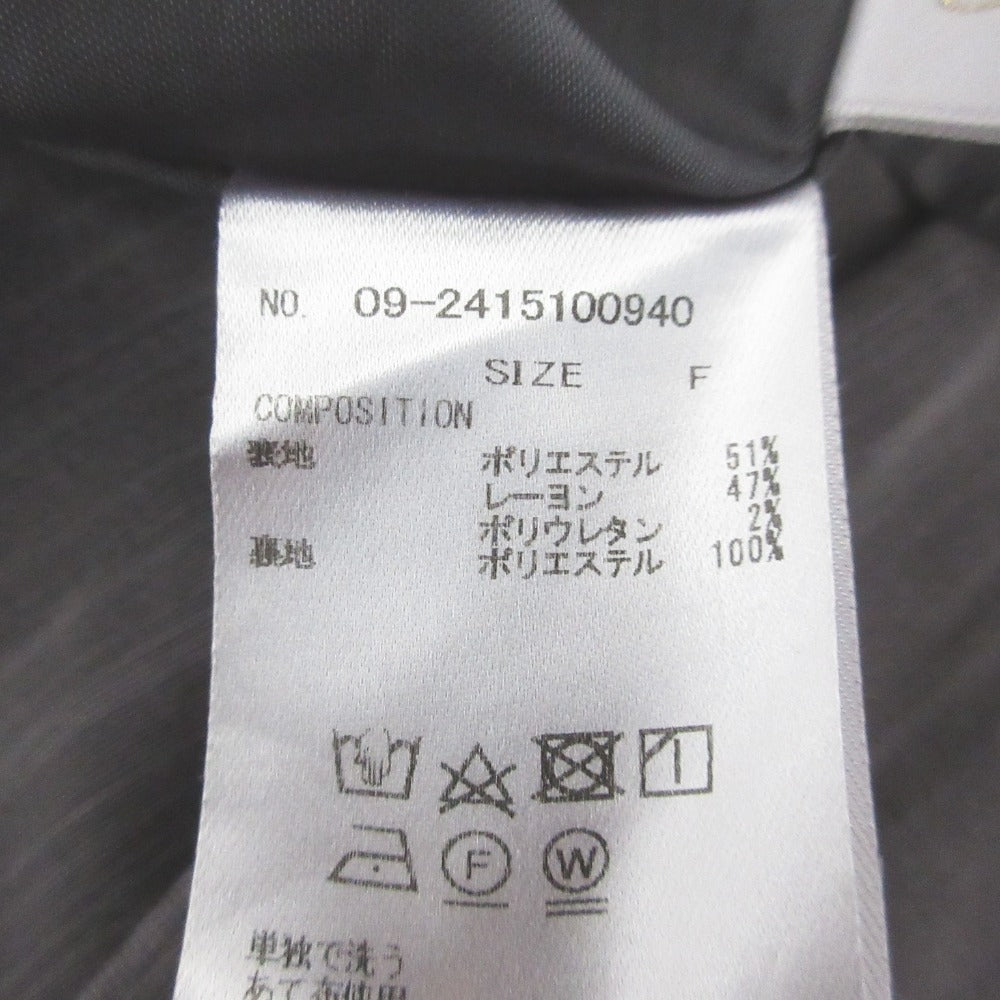 And Couture カラー ブロック フリル カラー ワンピース