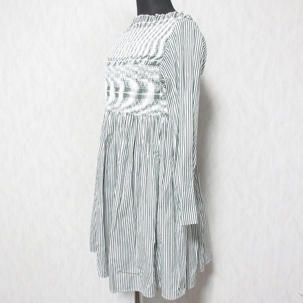49AV JUNKO SHIMADA ボート ネック ストライプ ドレス