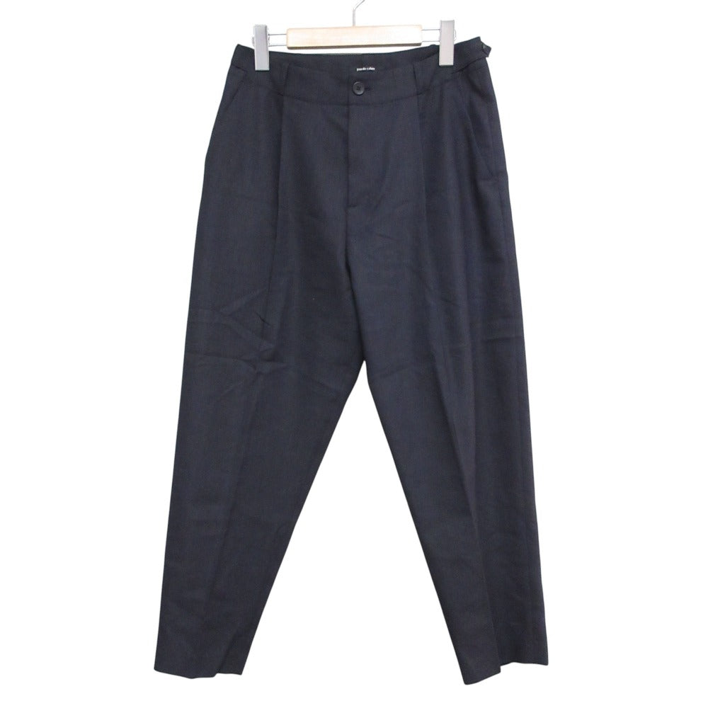 pas de calais コットン リネン テーパード パンツ