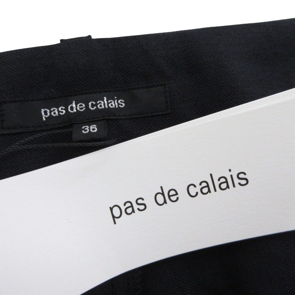pas de calais コットン リネン テーパード パンツ