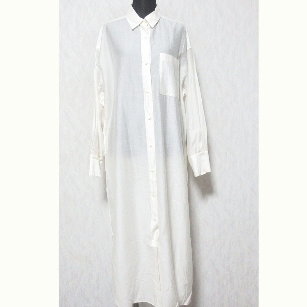 IENA リヨセル ロング シャツ ドレス