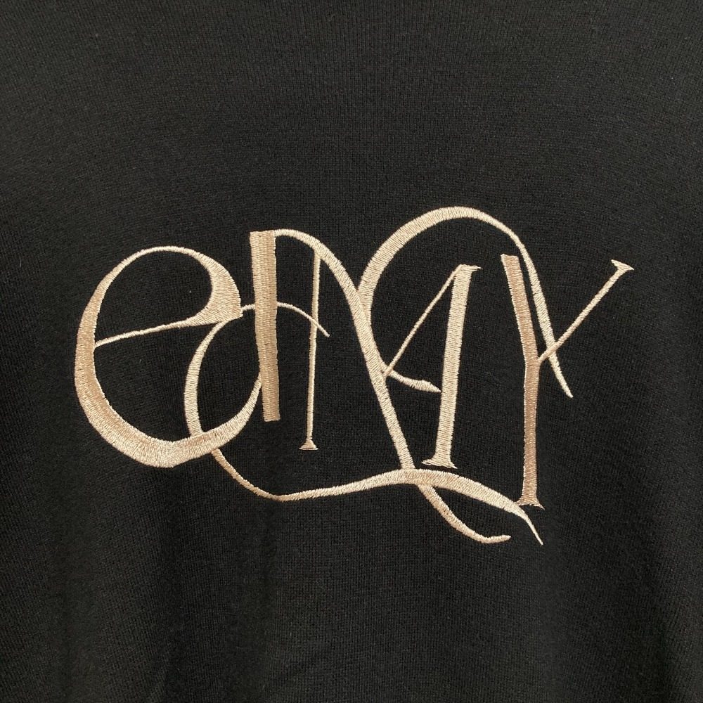 eimy istoire エイミー ロゴ バイカラー ニット プルオーバー