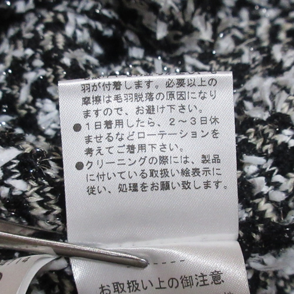 ESTNATION Yonetomi ノースリーブ ツイード ドレス