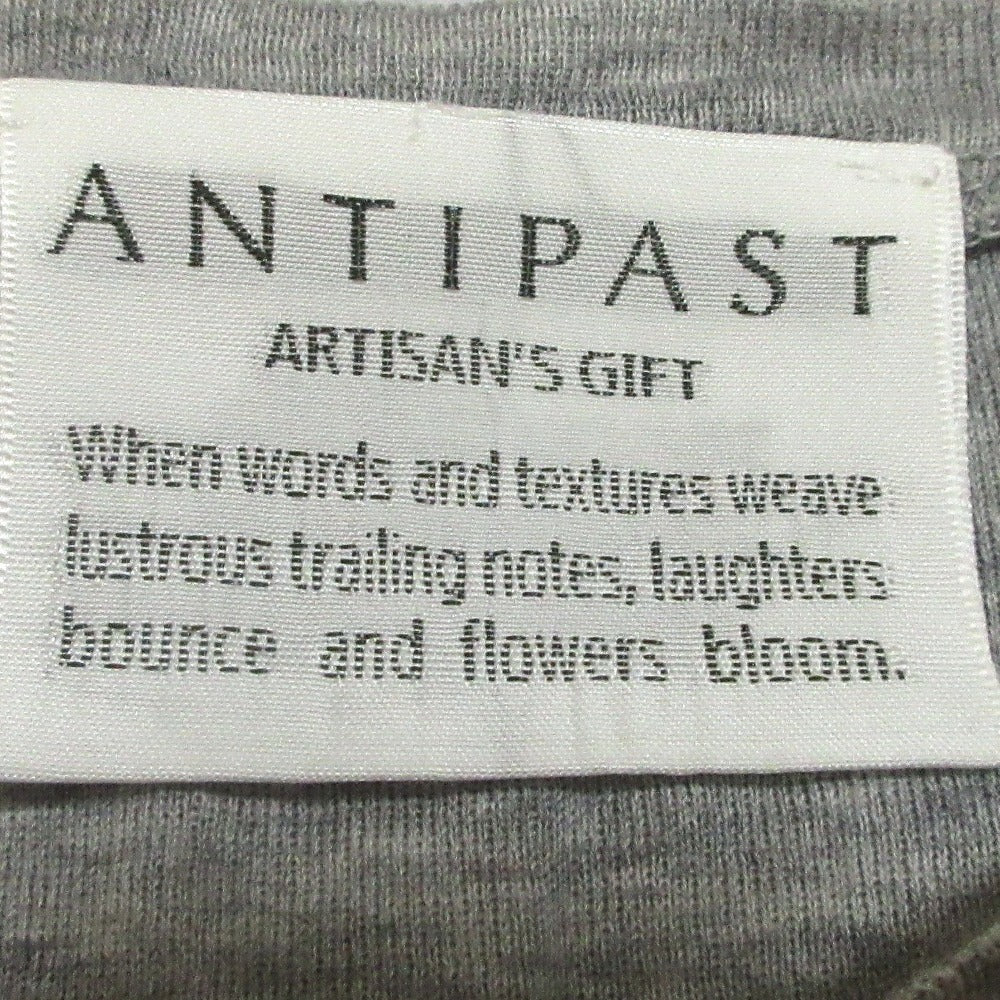 ANTIPAST メッシュスリーブニットカットソー