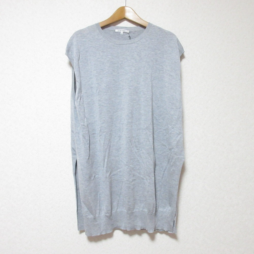 LOUNIE シルク ブレンド ノースリーブ ニット チュニック