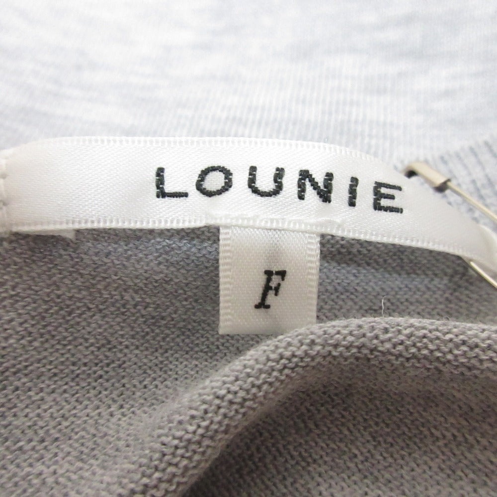 LOUNIE シルク ブレンド ノースリーブ ニット チュニック