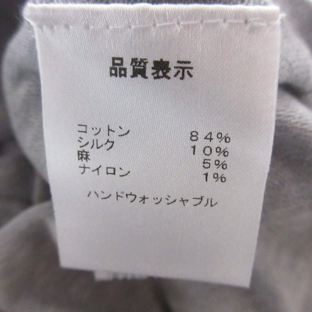 ルーニィ シルクブレンドノースリーブニットチュニック
