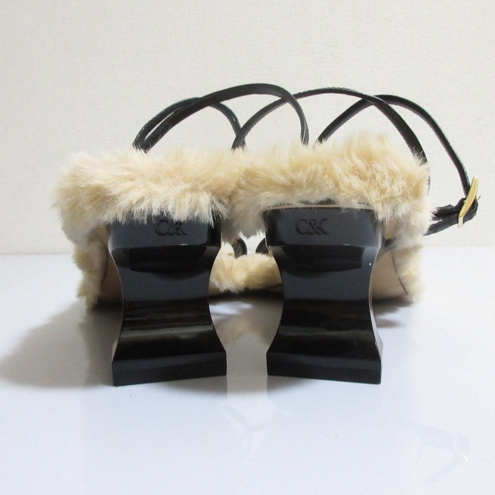 CHARLES & KEITH ナッパシープレザー サンダル