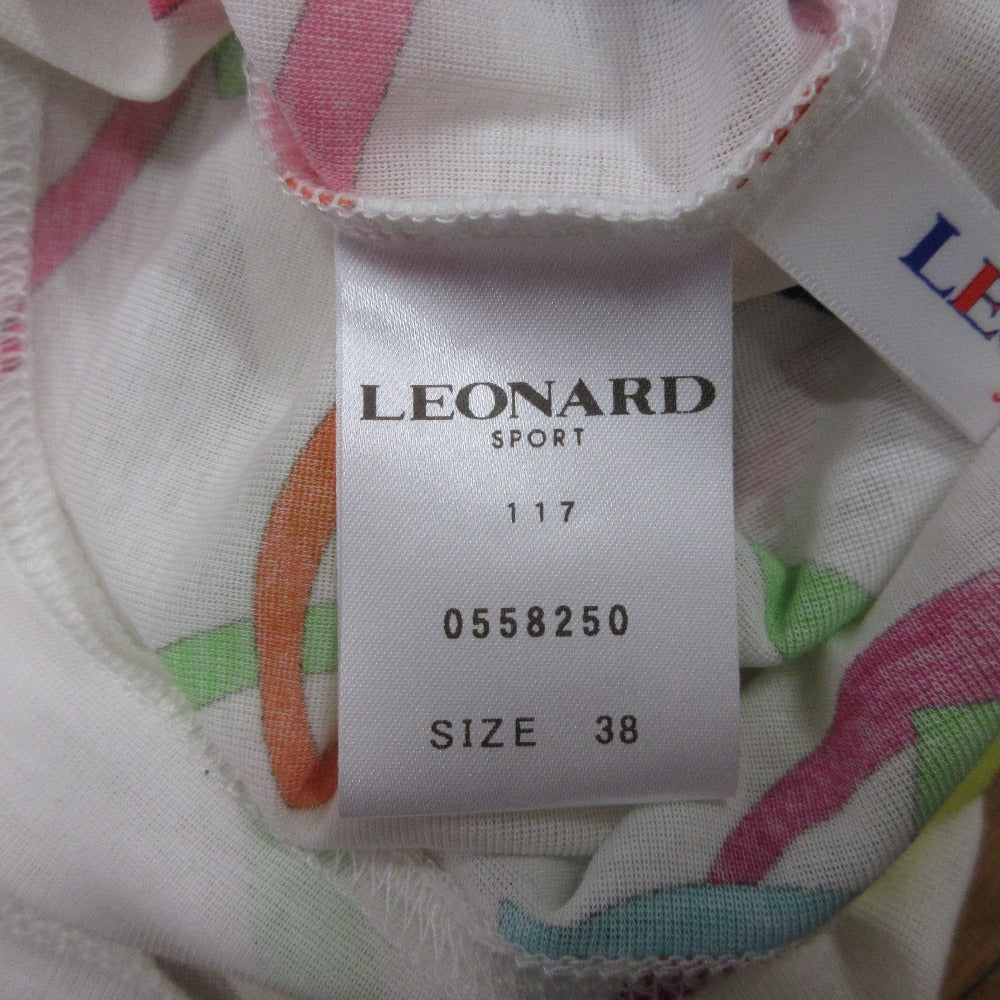 LEONARD SPORT フラワー プリント 長袖 Tシャツ