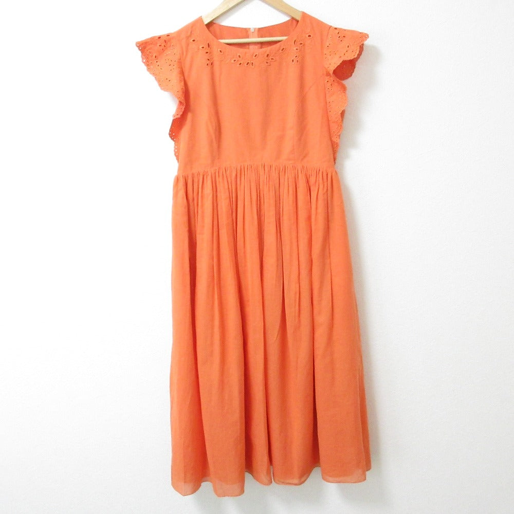 フォクシー Dress Jardin カットワーク刺繍ドレス