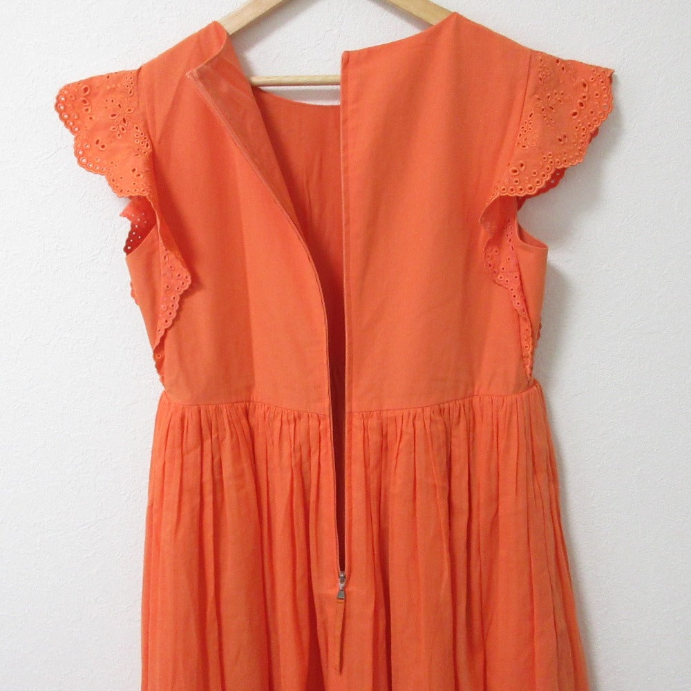 フォクシー Dress Jardin カットワーク刺繍ドレス