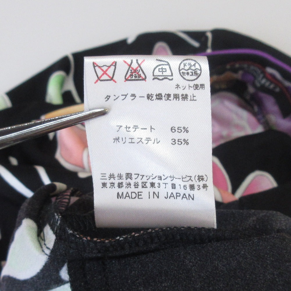レオナール フラワープリントワンピース