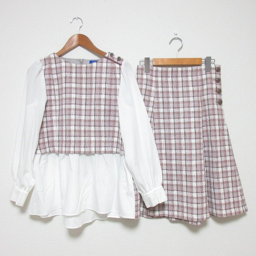 BLUE LABEL CRESTBRIDGE サマー ツイード セットアップ