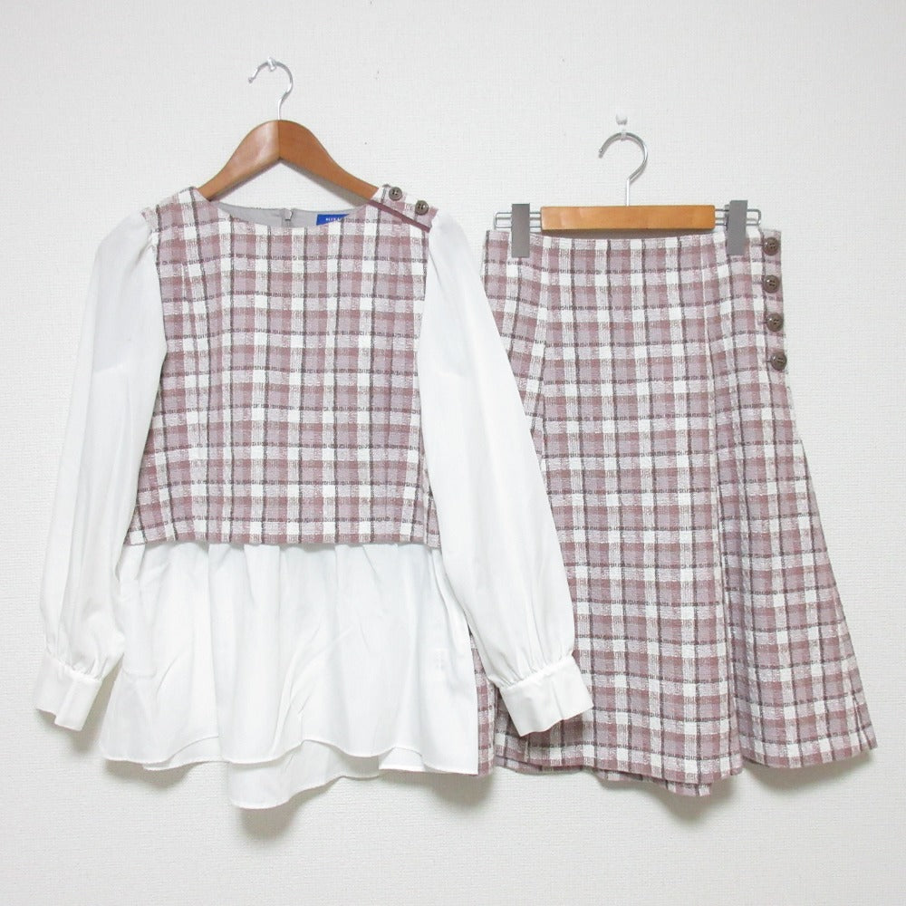 BLUE LABEL CRESTBRIDGE サマー ツイード セットアップ