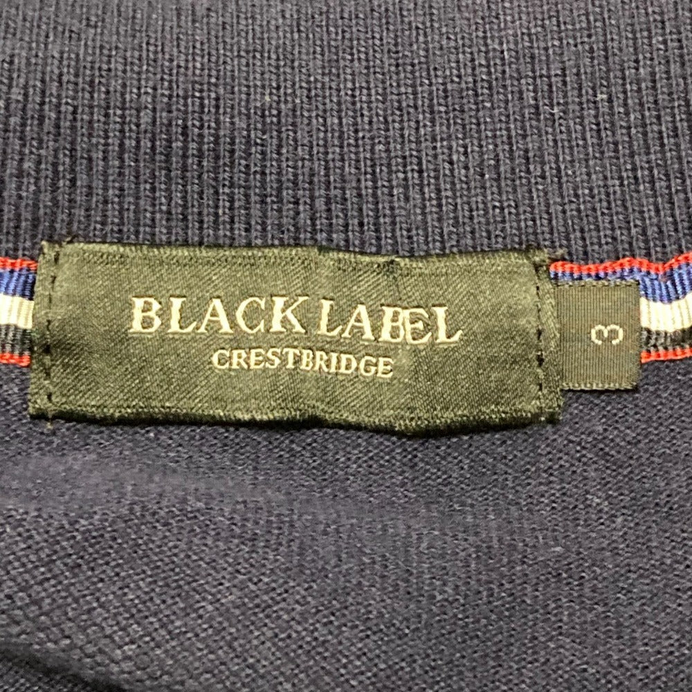 BLACK LABEL CRESTBRIDGE ボーダー コットン ポロシャツ