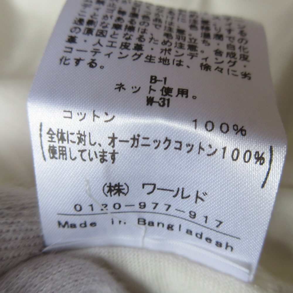 INDIVI WORLD for the World コットン Tシャツ