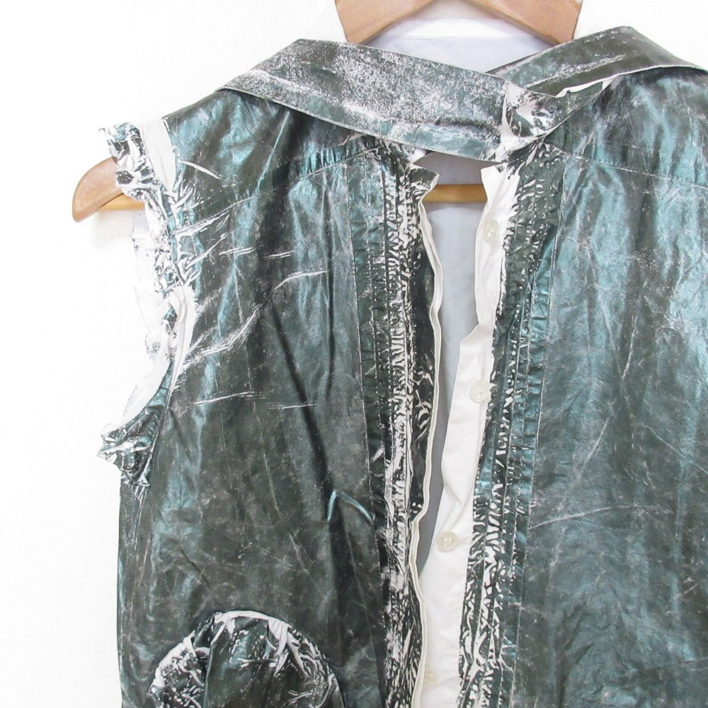 Maison Margiela 22SS コットンノースリーブブラウス