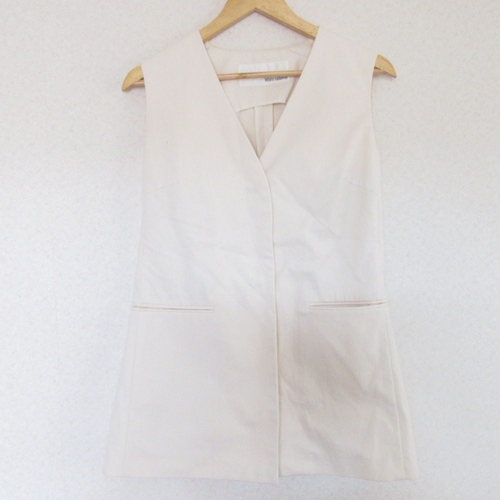 Whim Gazette ロング ジレ ベスト