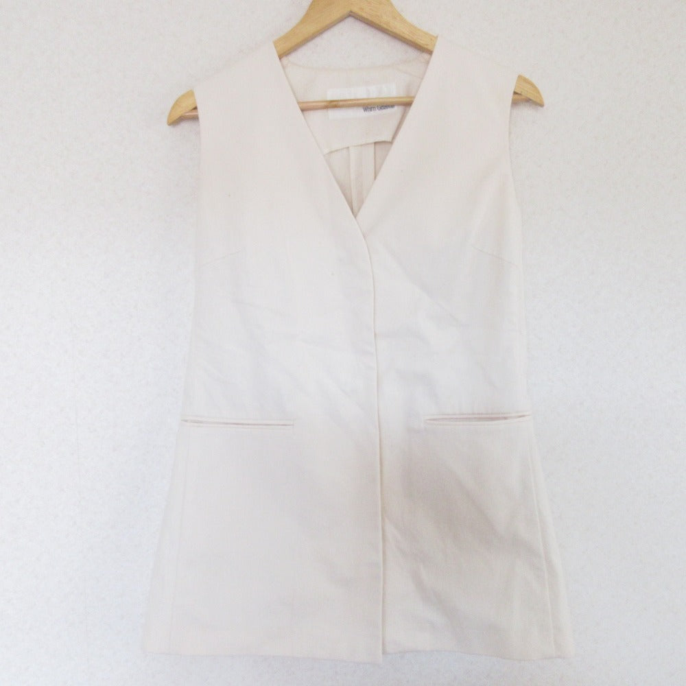 Whim Gazette ロング ジレ ベスト