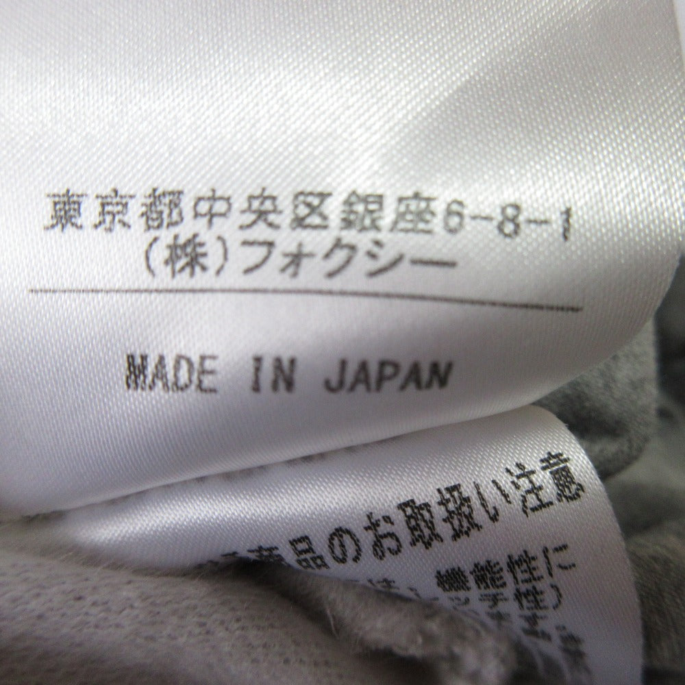 FOXEY NEW YORK ストレッチフリルヘムノースリーブチュニック