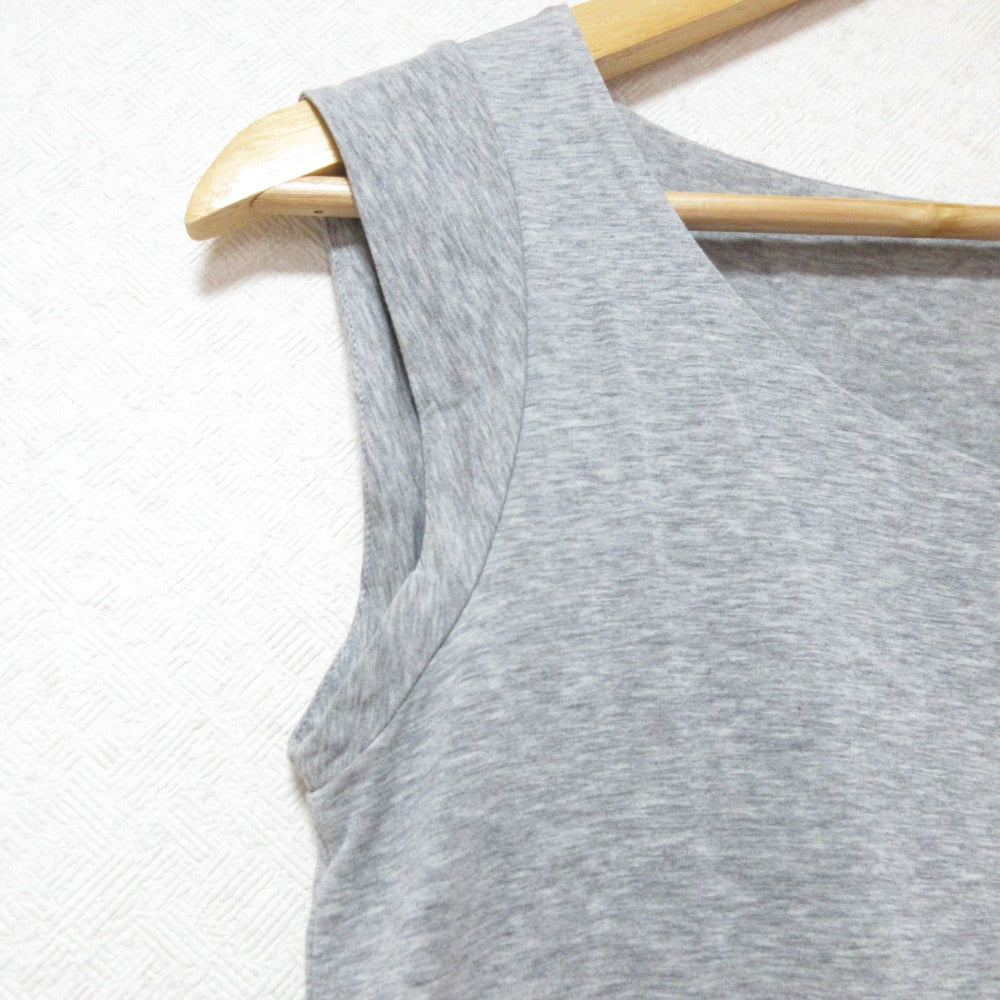 FOXEY NEW YORK ストレッチフリルヘムノースリーブチュニック