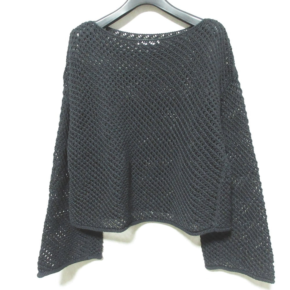 MACPHEE クロシェ クロップド ニット
