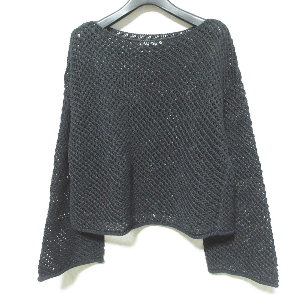 MACPHEE クロシェ クロップド ニット