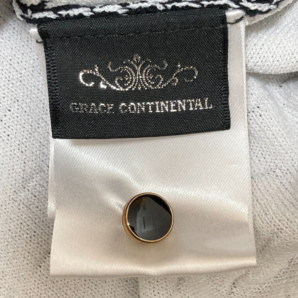 GRACE CONTINENTAL バイカラー シアー ニット カーディガン