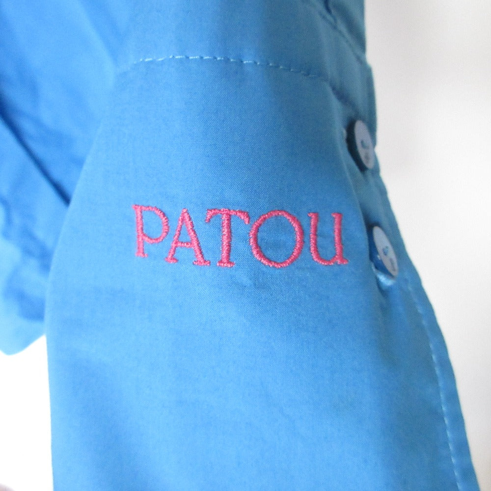 Patou パトゥ オーガニック コットン ロゴ 刺繍 シャツ