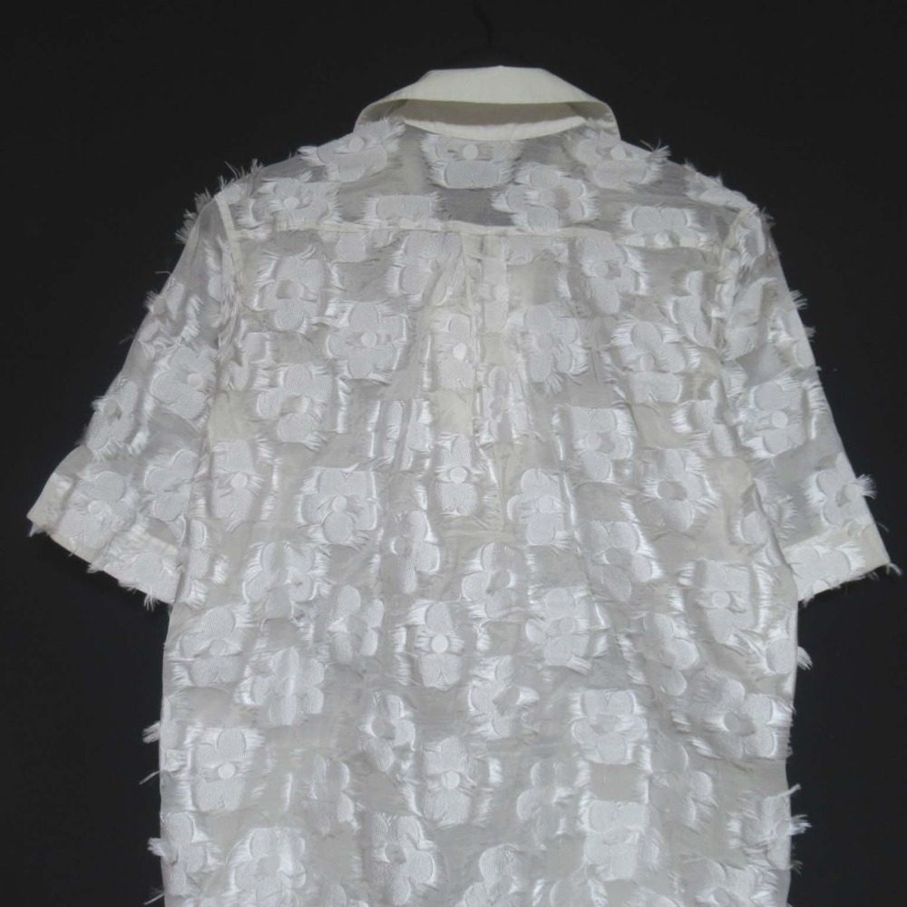 SOFIE D'HOORE フラワー ジャカード シャツ ドレス