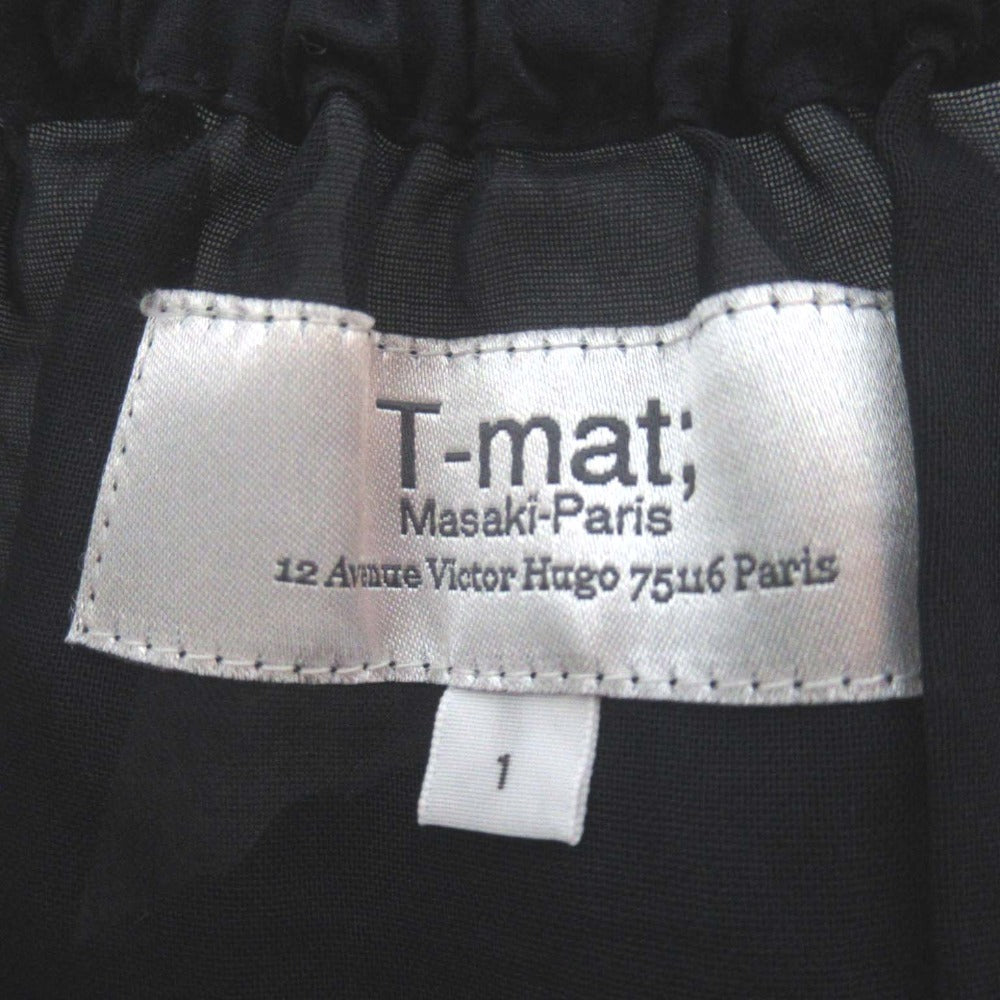 T-mat Masaki-Paris フロント リボン 限定 シアー ブラウス
