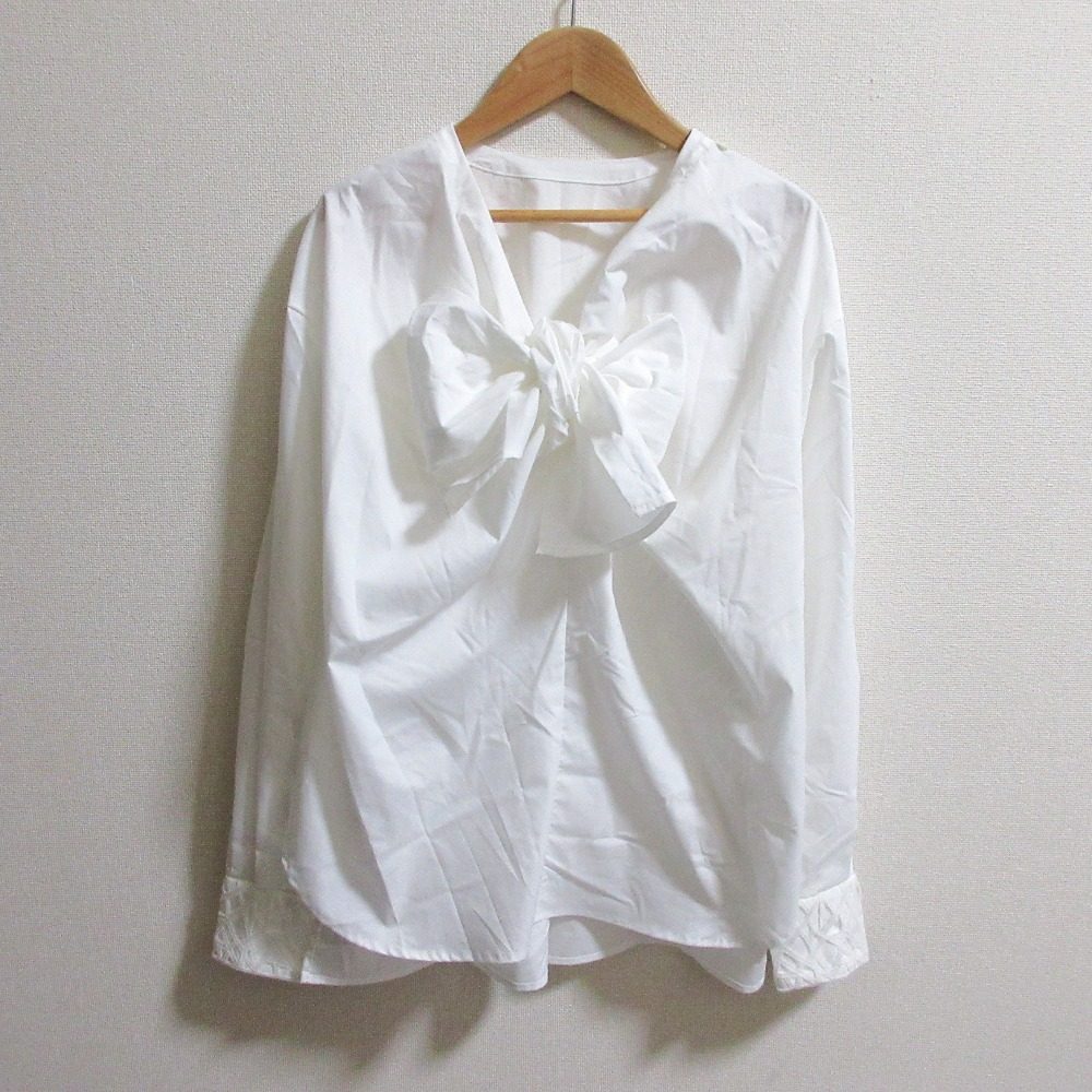 Lallia Mu マルチウェイ リボン プルオーバー