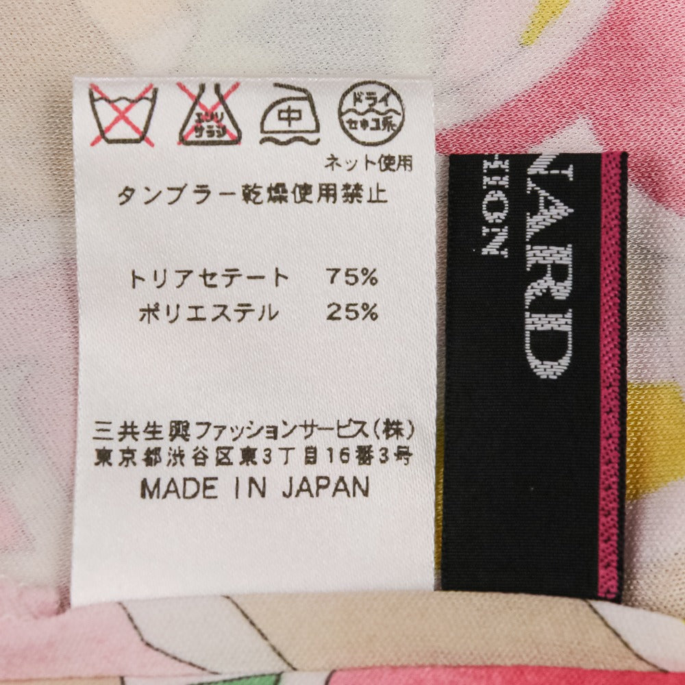 レオナールファッション カンカン素材ワンピース
